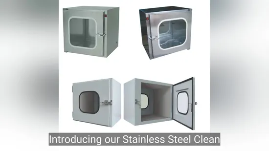 Stainless Steel Clean Room Pass Box with Mechanical Interlock